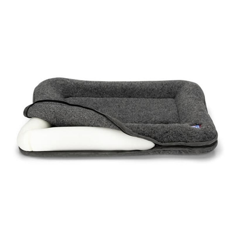 Canelana hundeseng i 100% ull med opphøyde kanter