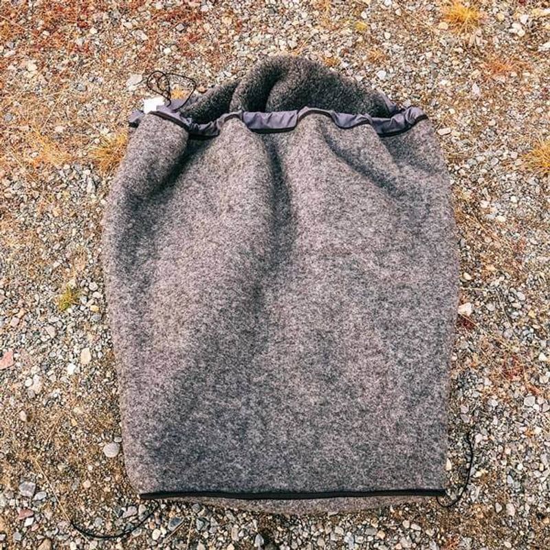 Canelana Cave 100% ull varmepose hund