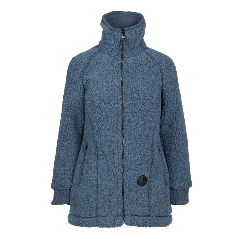 Frida ulljakke lang damemodell 100% ull