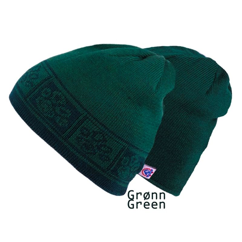 Birk beanie merino wool - paw pattern
