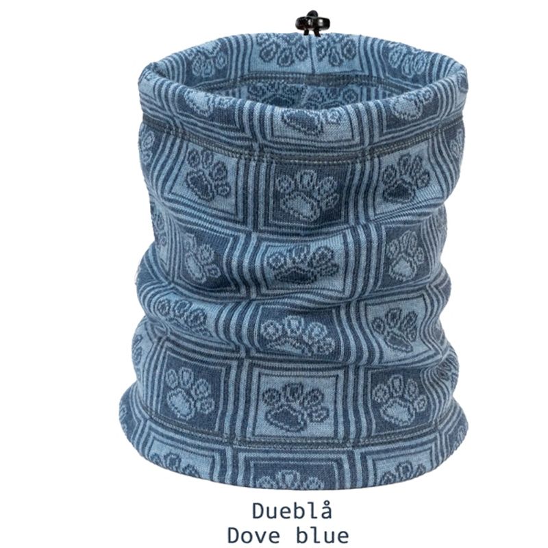 Dakota merinoull hals med potemønster