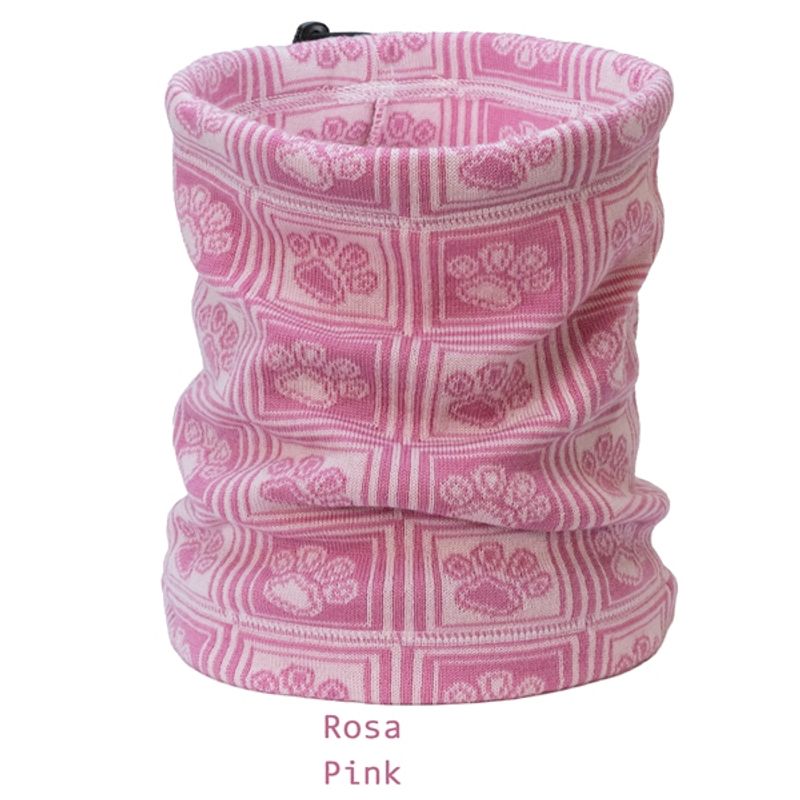 Dakota merinoull hals med potemønster